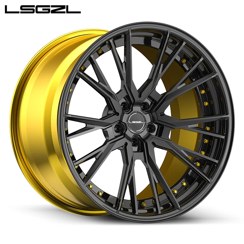 

LSGZL Factory-Price Forged Alloy Wheels New R16-R24 Aluminum Car Wheels with 35mm ET Perfect Fit for Cars