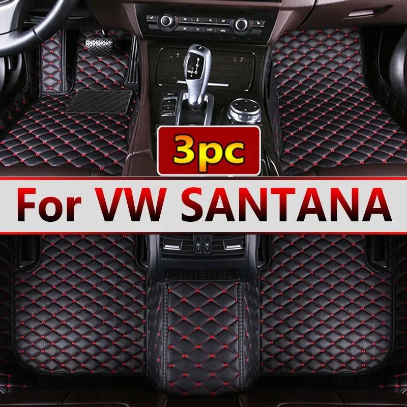 Car Floor Mats For VW VW SANTANA 1999 2000 2001 2002 2003 2004 2005 2006 2007 Custom Auto Foot Pads Interior Accessories