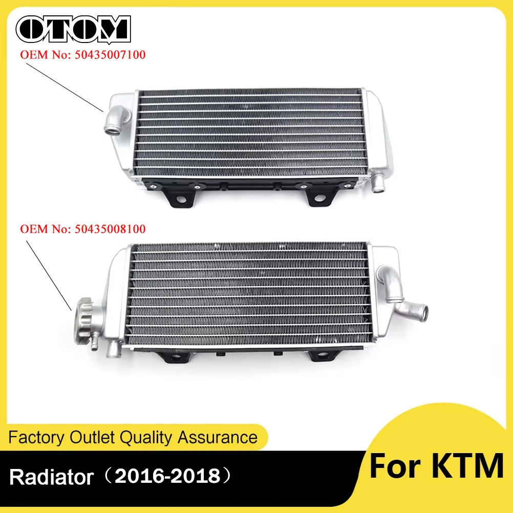 مشعاع تبريد خزان المياه لمحرك الدراجة النارية 50435007100 50435008100 لـ KTM SX XCW EXC XC HUSQVARNA TC FX TX 125-350 الدراجة الترابية #1