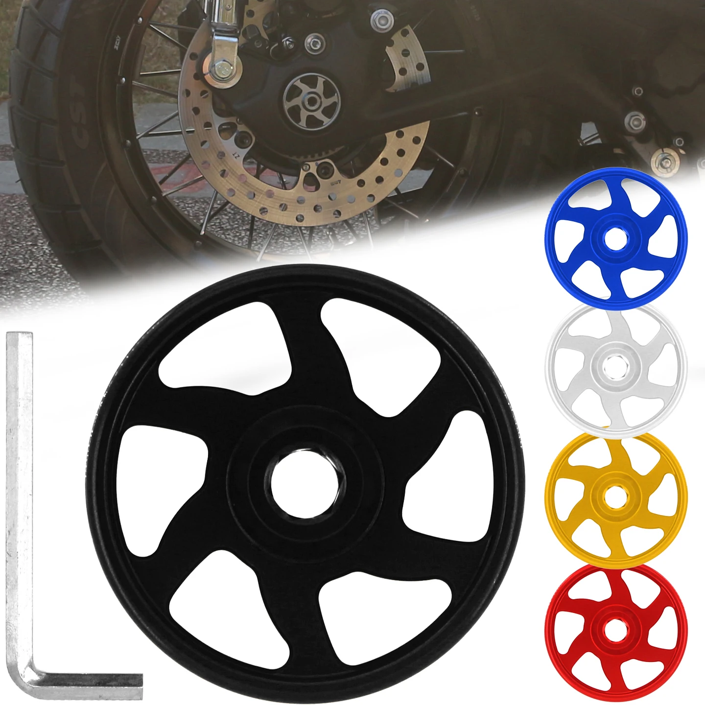 Motorcycle Rear Axle Screw Decorative Cover Rear Wheel Large Nut Anti-Rust Protective Cover for Zontes 368g 368D 368K 368E 368m