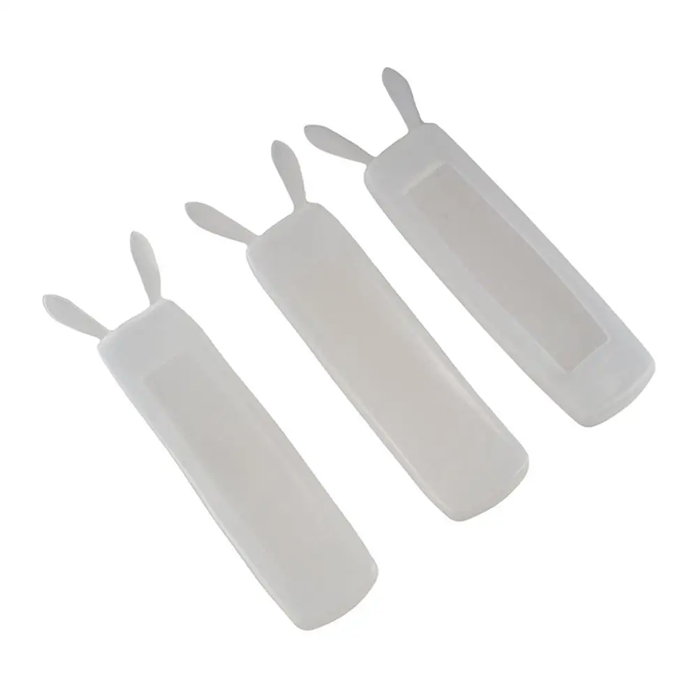 

Ear Transparent Fluorescent Silicone Remote Control Cover TV Remote Control Case Air Condition Cover Remotes Control Protector