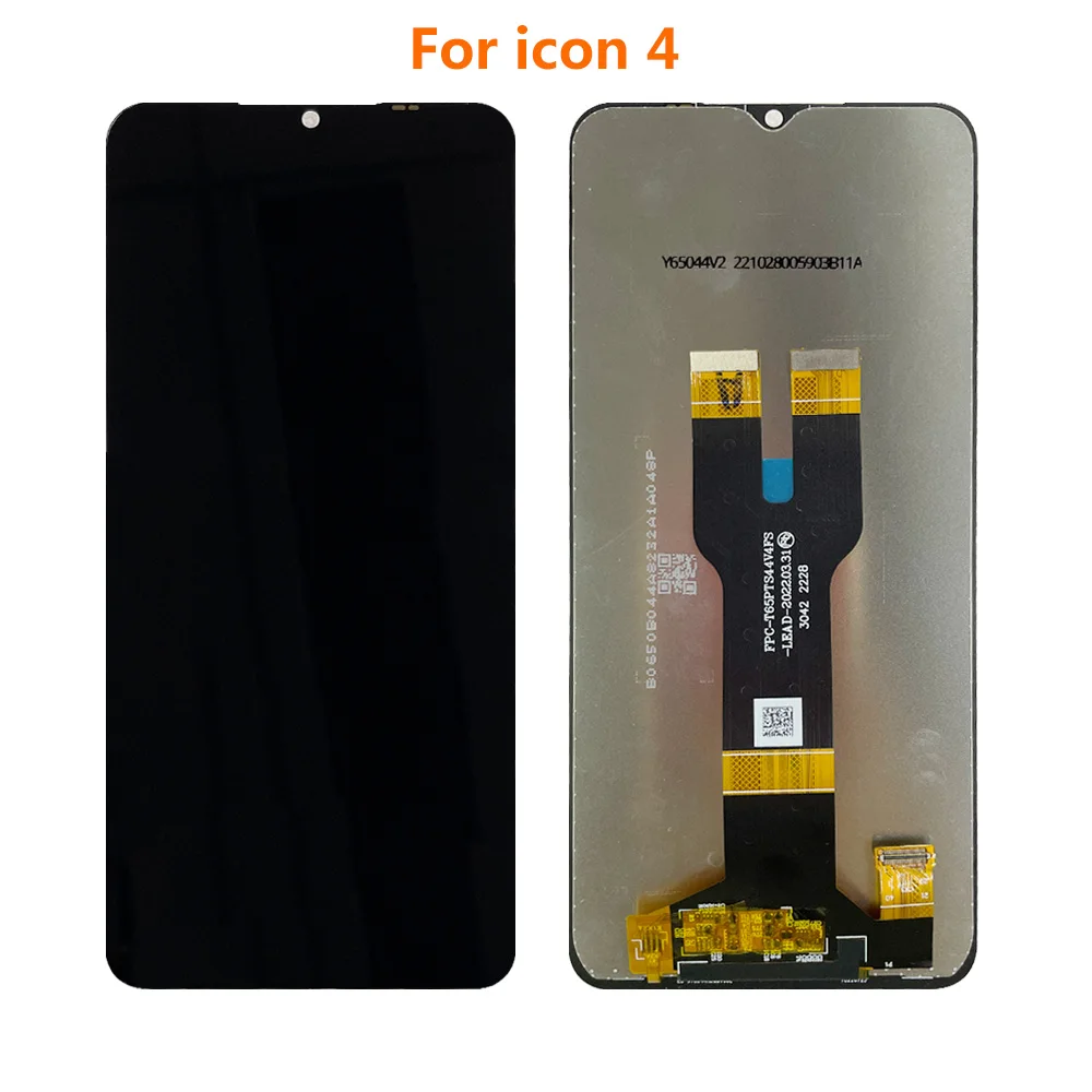 

Icon4 LCD For CRICKET ICON 4 LCD Display Touch Screen Digitizer Assembly Replacement Parts With Frame 100% Tested