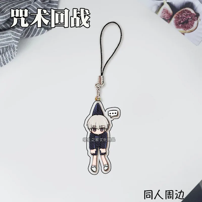 Anime Jujutsu Kaisen Fushiguro Megumi Inumaki Toge Cosplay Phone Charm Double-sided Backpack Pendant for Students  Ambitus