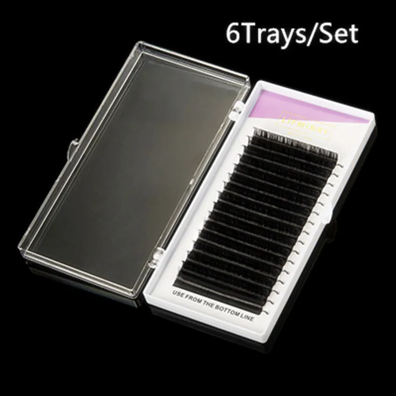 4cases J B C D 7mm~15mm high-quality eyelash extension mink.  eyelash extension