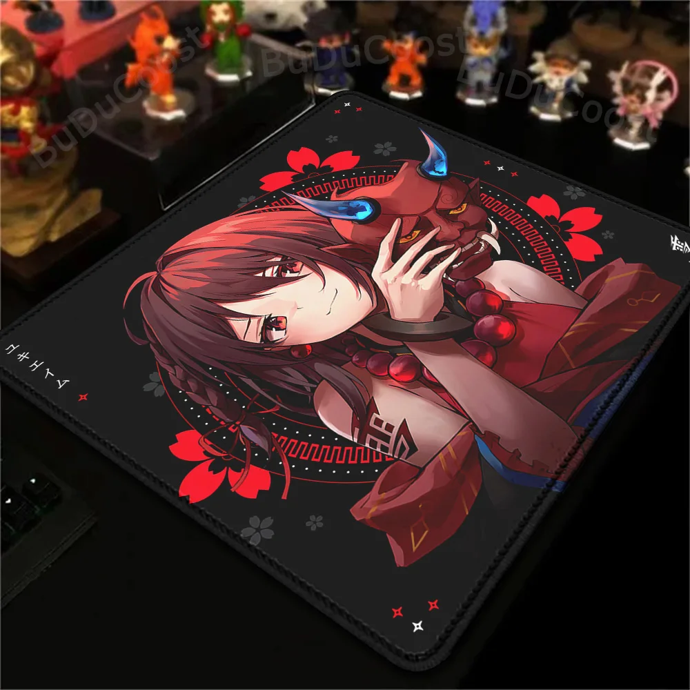 Anime Natural Rubber Mouse Pad YUki Aim Gaming Desk Mat Small Mousepad PC Gamer Desktop Decoration Office Mice Mat Lock Edge Rug