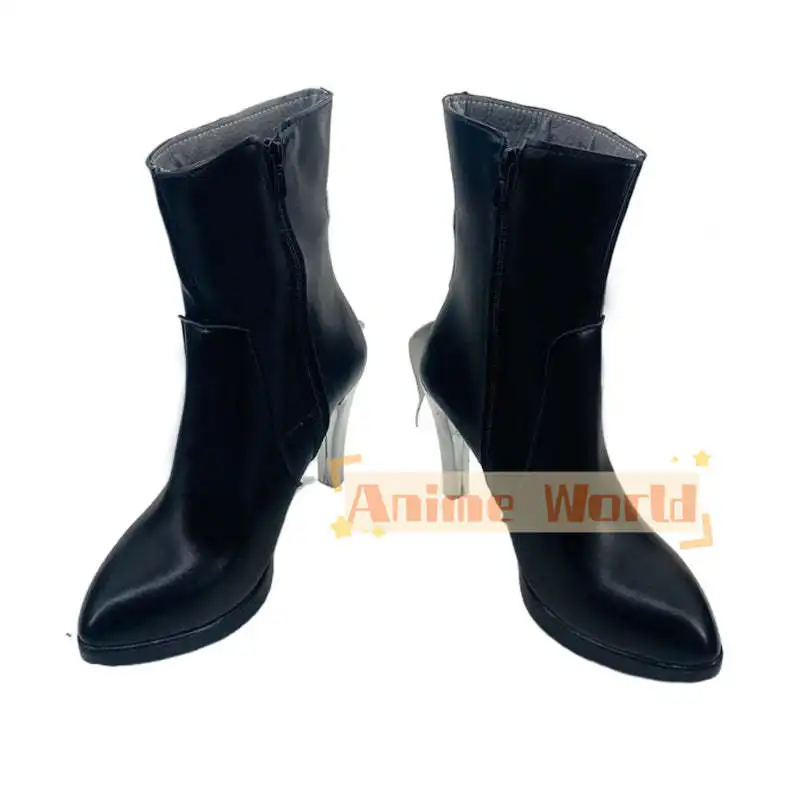 Anime Honkai: Star Rail Acheron Cosplay Shoes Boots Any Size for Unisex