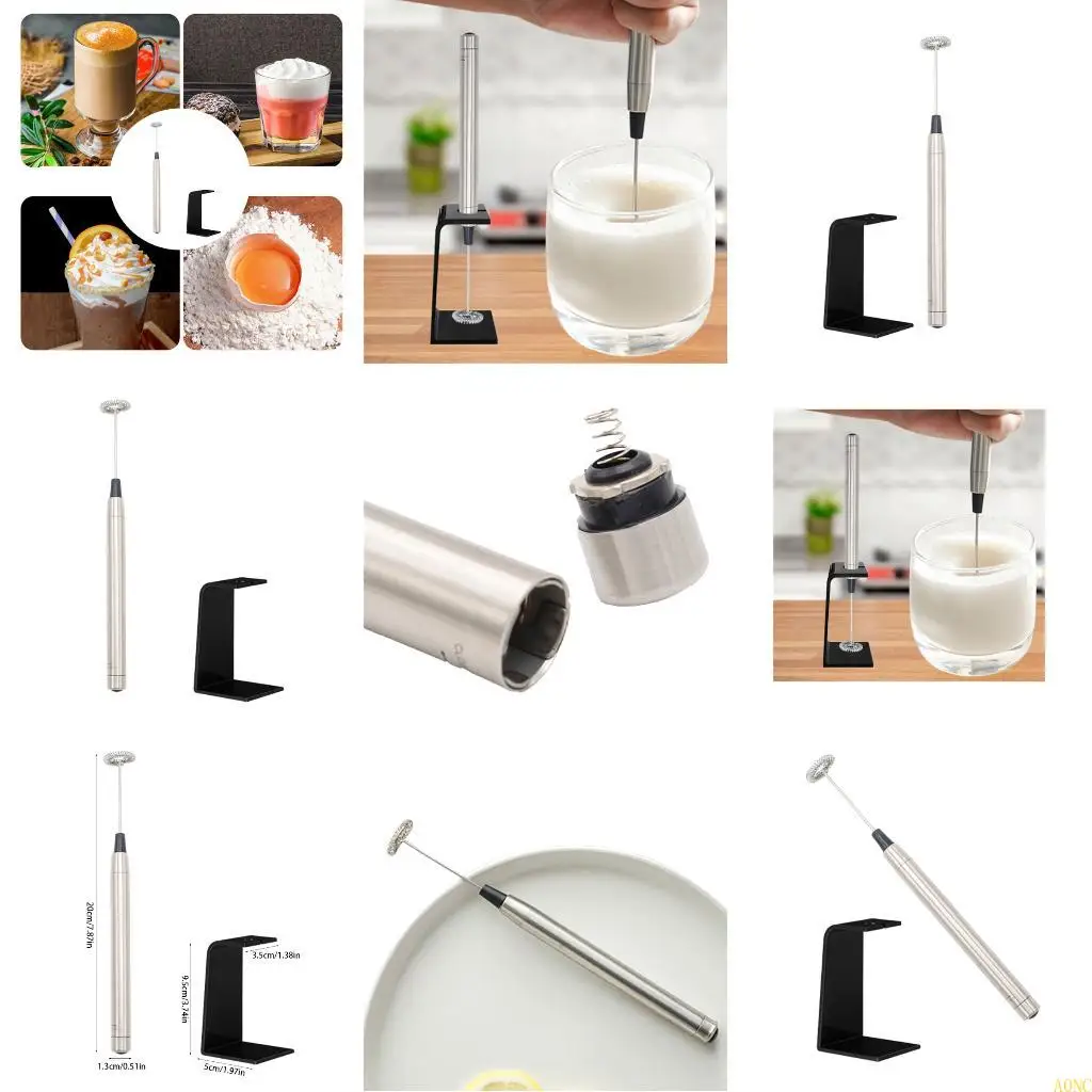 A0NC Metal Electric Kitchen Gadget Forma espuma eléctrica Batería Operada