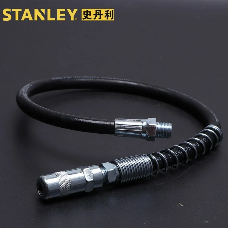 Stanley grease gun hose 300/450mm extended high-pressure lubrication hose, grease gun accessory nozzle and hose
