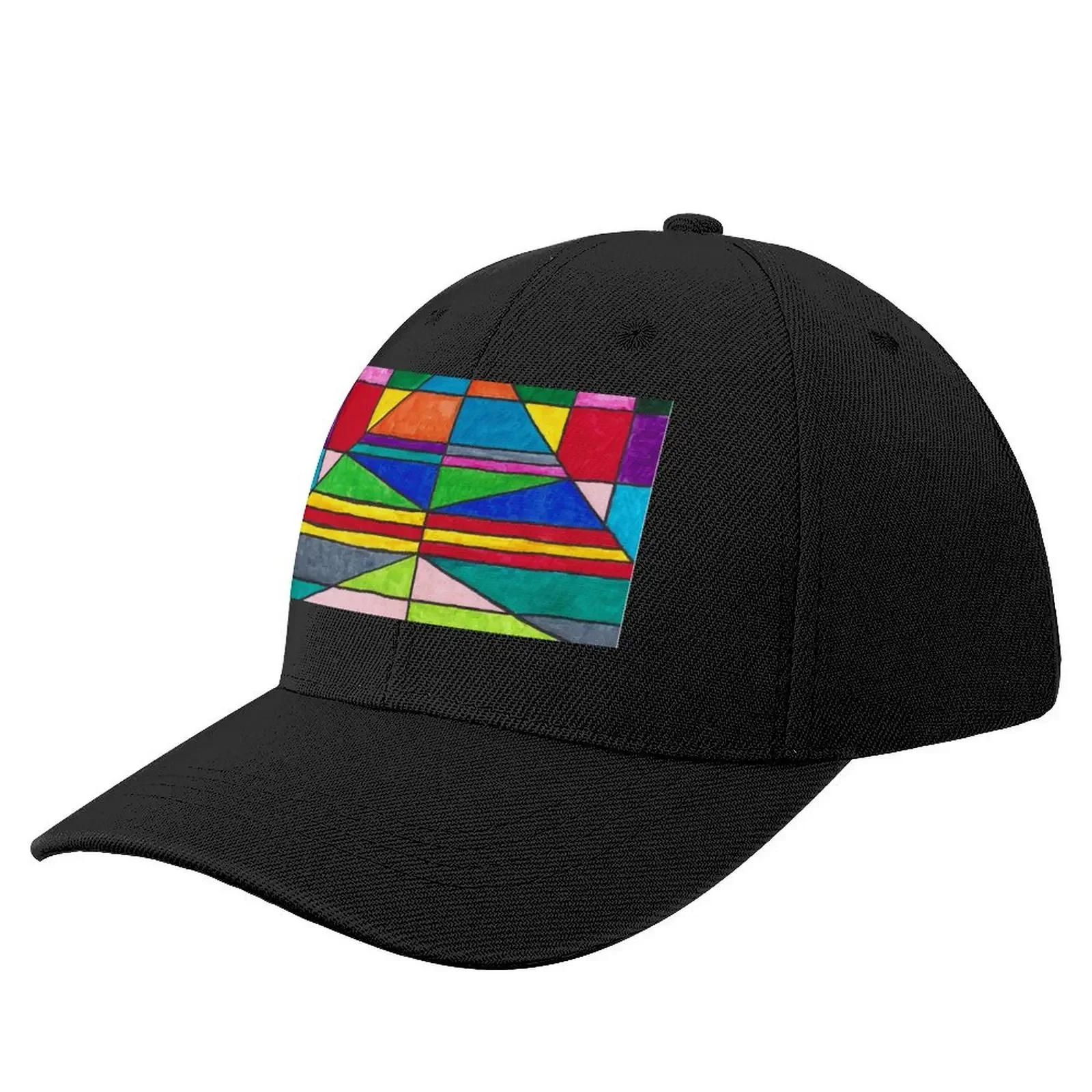 

Geometric Colors Baseball Cap Big Size Hat fishing hat Dropshipping Woman Men's