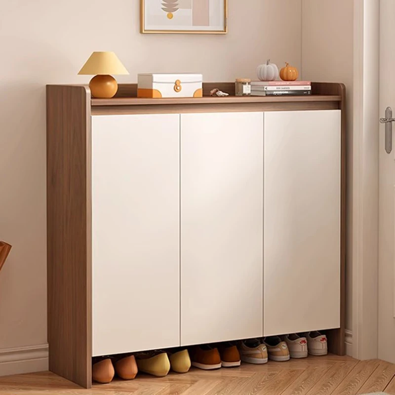 Scarpiera estetica bianca verticale salvaspazio dormitorio universitario elementi essenziali scarpiera interna Muebles decorazione del soggiorno