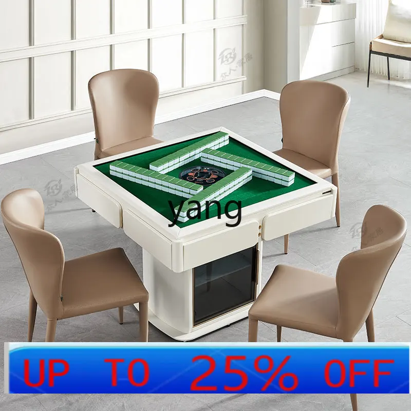 

Lmm modern light luxury automatic mahjong table dining table integrated dual-purpose multi-function silent mahjong machine