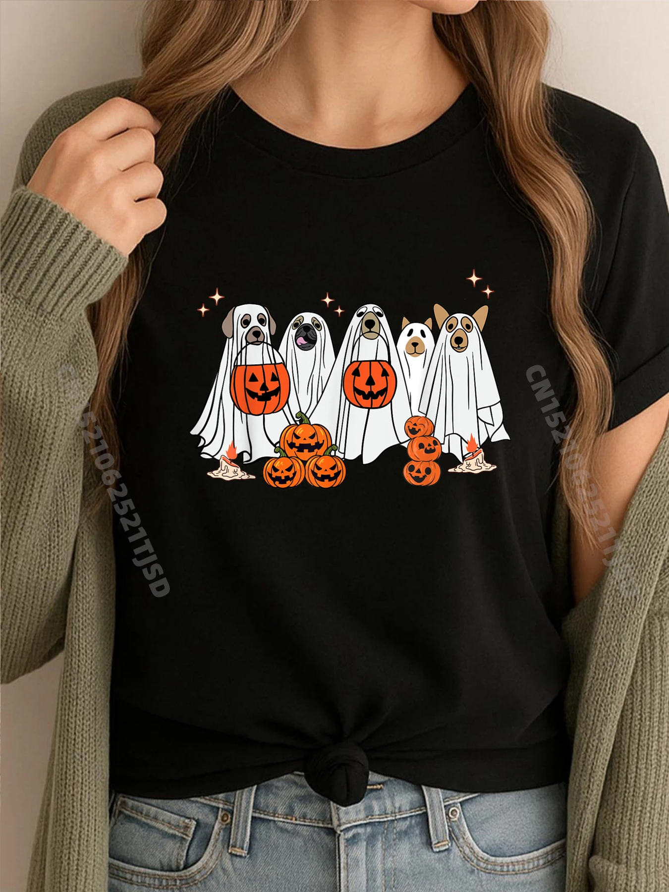 

Dog Ghost Cute Dog Dressed As Ghost Funny Halloween Dog Clothing Christmas