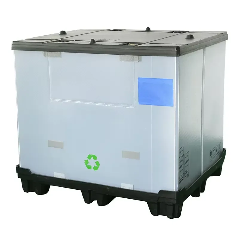 Polypropylene Foldable Foldable Storage Corrugated Plastic Container for Display Boxes