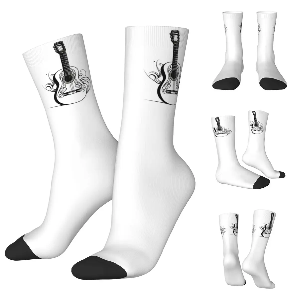 

Electric Guitar Violin Music Men Women Socks,Leisure Beautiful printing Suitable for all seasons Dressing Gifts