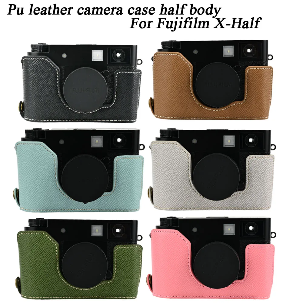 

X-half Pu Leather Camera Case Half Body Cover For FujiFilm X-Half X Half