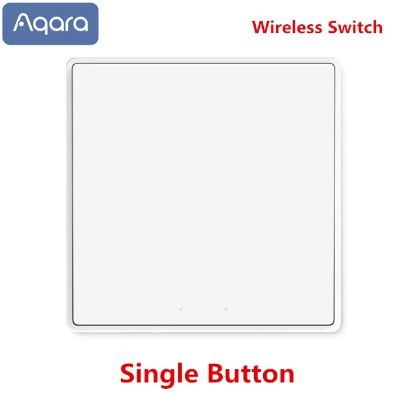 Aqara slimme wandbediening D1, Zigbee-verbinding, afstandsbediening voor lichtschakelaar, knop, 1/2/3-voudige schakelaar, compatibel met Mi Home en HomeKit-app.