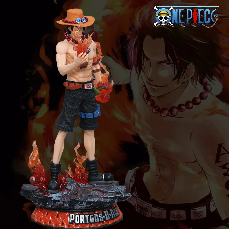 Modèle de la série cancers One Piece Fire Fist Dream, figurine de statue de dessin animé Zanstanding, jouet à main, autour de deux yuans, créatif