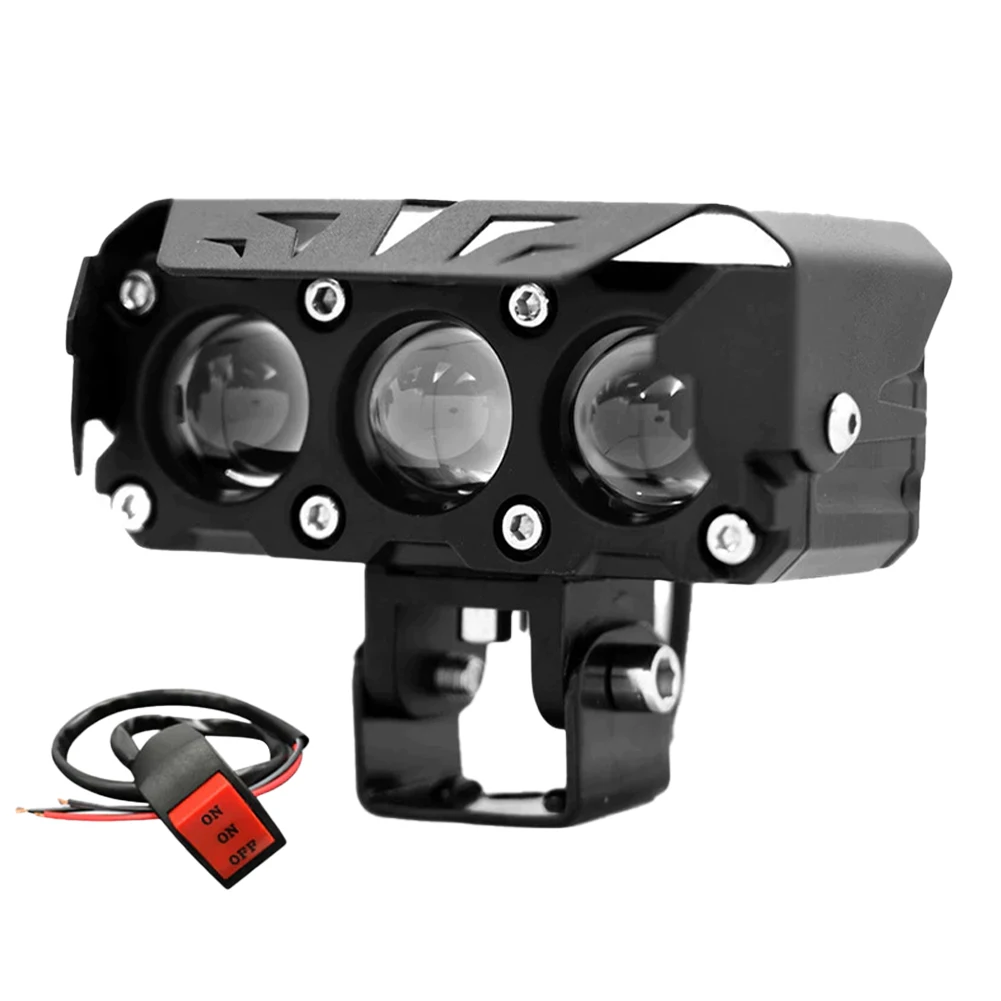

1 PCS Min Driving Light Headlight Spotlights 40w Waterproof Super Bright With Switch Motorcycle LED Spot Light