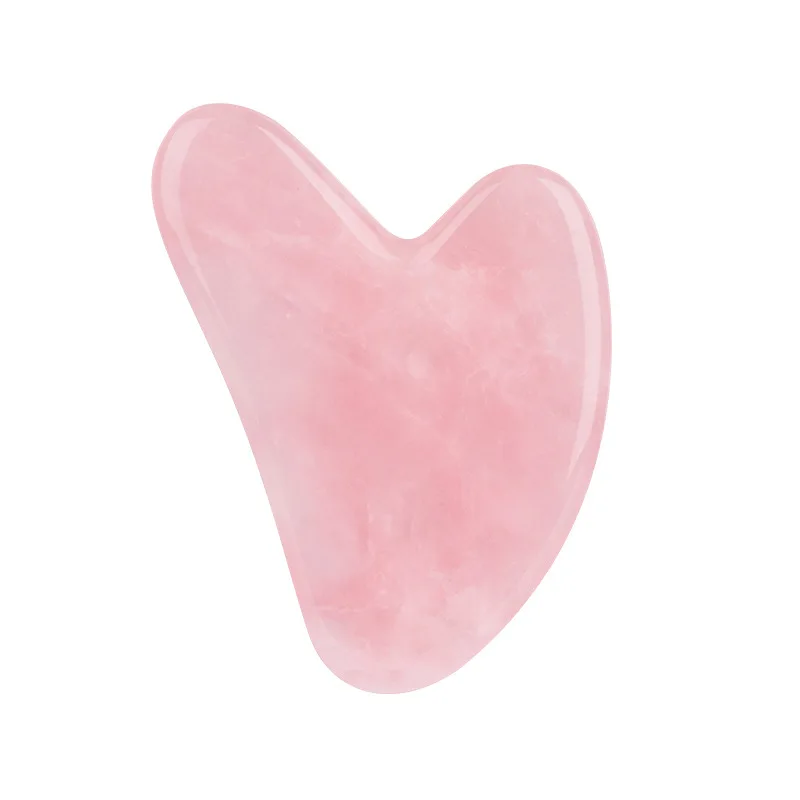 1pc Gua Sha Jade Stone Heart-shaped SPA Handmade Anti Wrinkle Face Relax Care Beauty Skin Care Gua Sha Tool Massager for Face