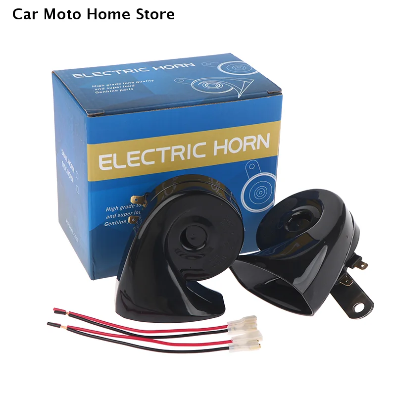 

1Pair Waterproof Loud 12V Car Horn Adapter Pigtail Socket Male Plug Dual Snail Horn Socket Conversion For Multiple Car Brands