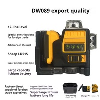 Dw 3d Laser Level High Precision Strong Light Fine Line 12 Line Green Light Level Can Play Diagonal Line 16 Outdoor