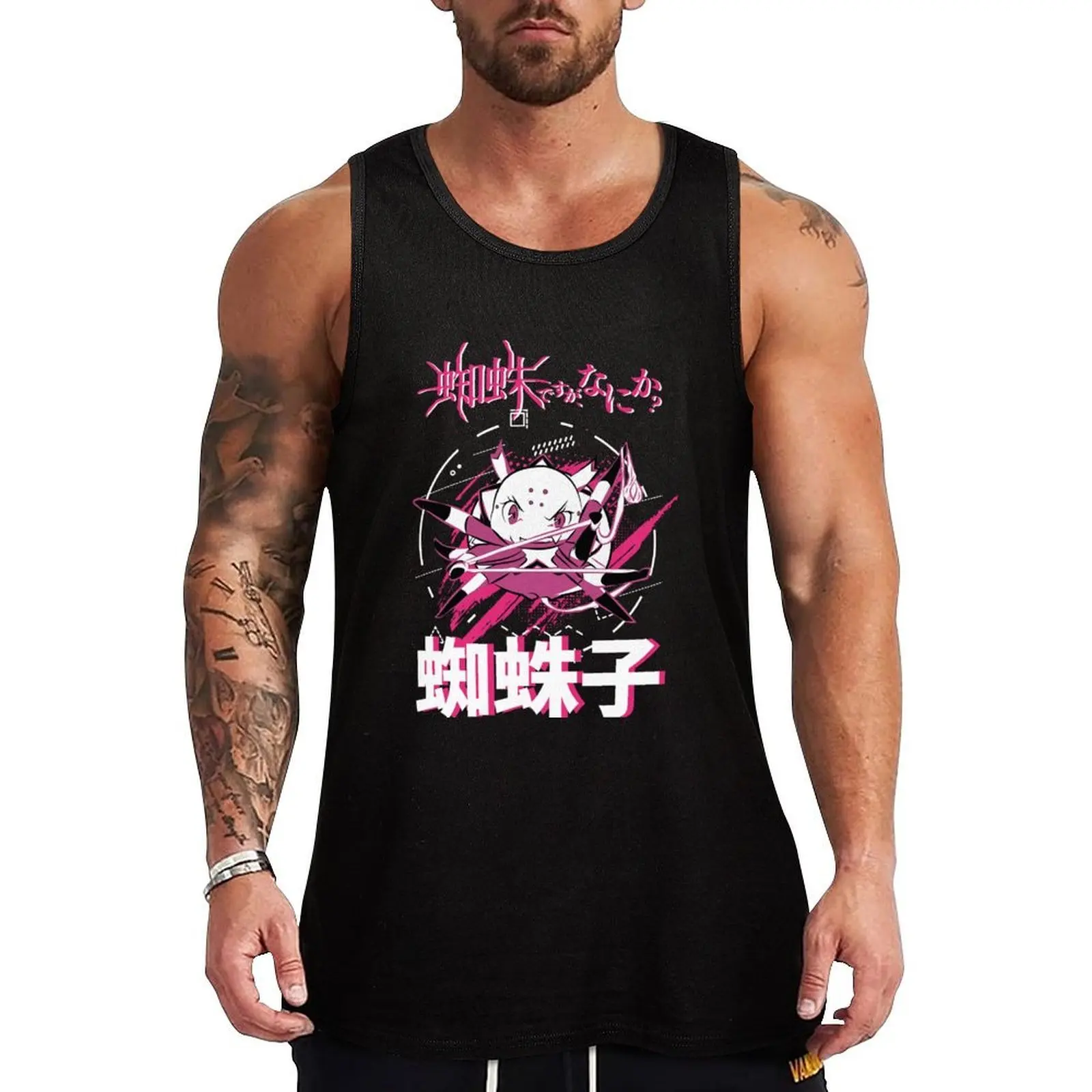 SO IM A SPIDER, SO WHAT KUMOKO Tank Top Basic Sleeveless Casual Tee Solid Lightweight Top