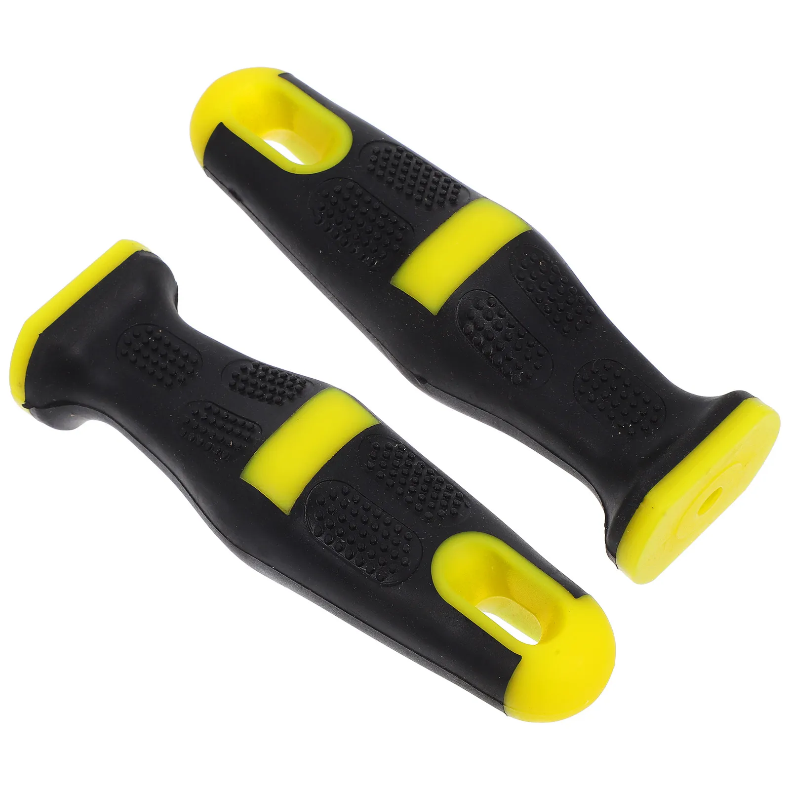 2 Piezas de Mangos de Plástico para Limas, Agarre Ergonómico Antideslizante y Resistente para Limas y Herramientas Multiusos, Mango Portátil para Cortador