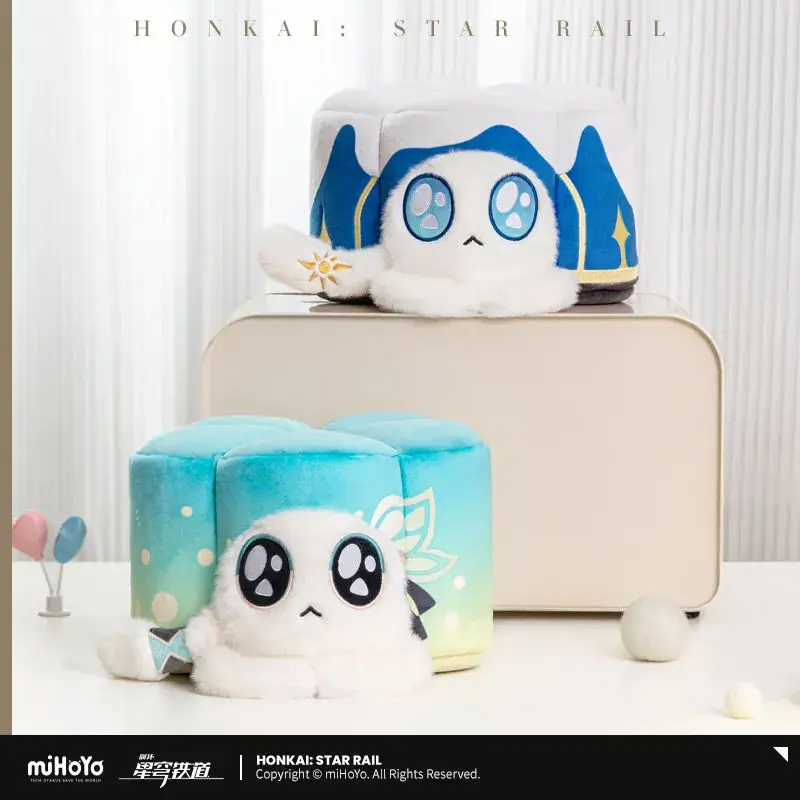 [Genuine] miHoYo Game Honkai Star Rail Ruan Mei's Creature Series Plush Paper Drawer Box Desktop Ornament Prop Cosplay Xmas Gift