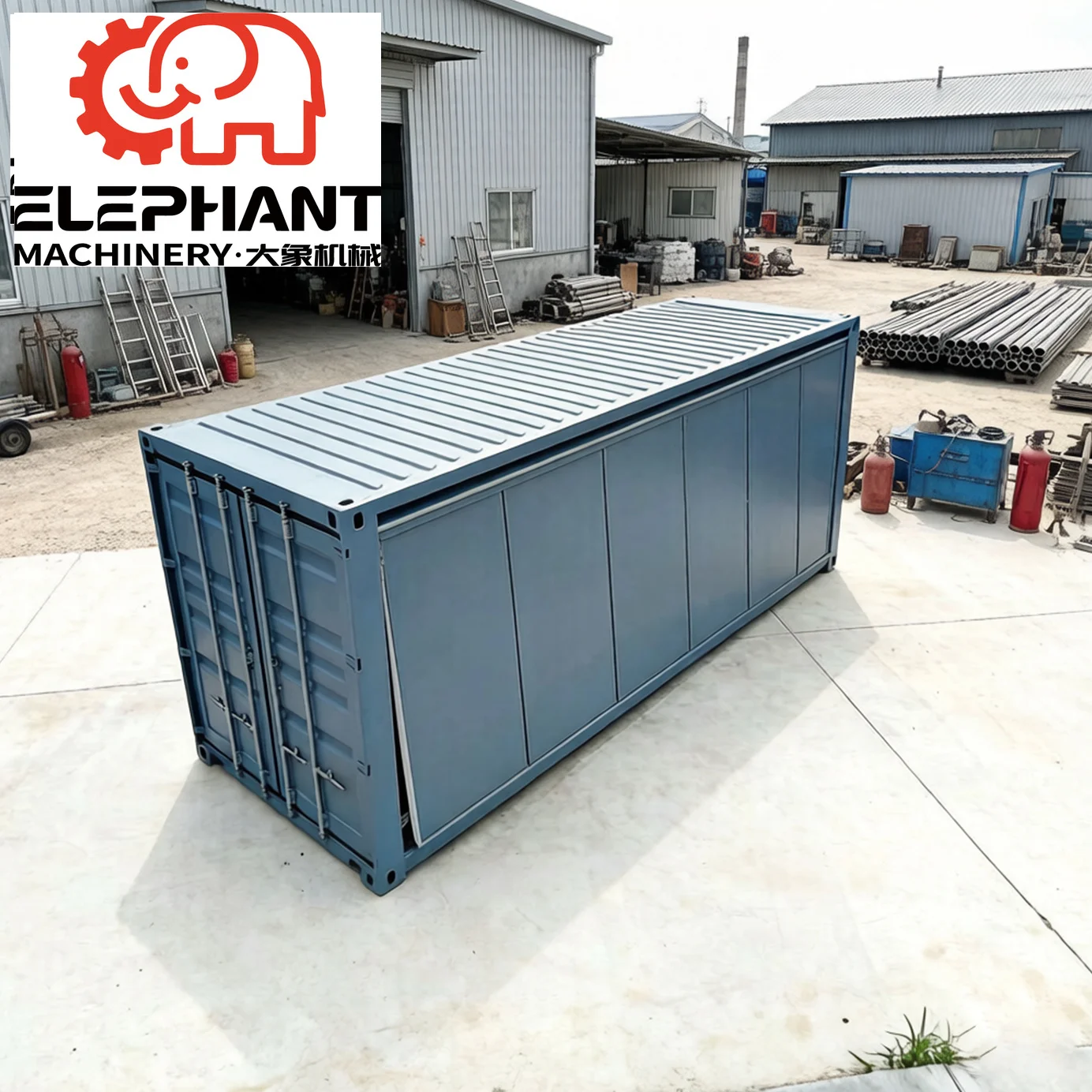 ELEPNANT House 2-Story Container Prefab Office Customizable Design Fast Installation for Caf Bistro Beverage Business School Gym