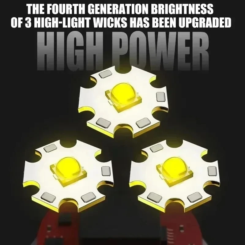 Ultra-bright  Rechargeable LED Pen Clip Mini Flashlight Handheld Torch Portable Waterproof Lamp for Nigh Work Emergency Camping