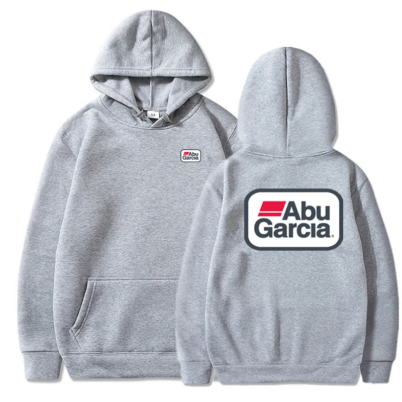 2024 Men\'s Stay Abu Garcia front and back Printed Sweatshirts Classic Funny Hoodies for Women Sportswear Tops Fishing outdoors