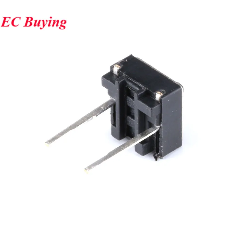 10Pcs-100Pcs 6*6*7 6*6*5 6*6*4.3MM Micro Touch Tactile Push Button Switch Horizontal Two-legged 7MM 5MM 4.3 Horizontal Vertical