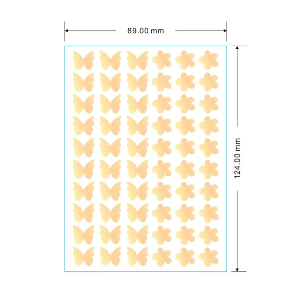 رقع حب الشباب على شكل فراشة غرواني مائي غطاء بثرة غير مرئي لطيف وغير مزعج للاستخدام اليومي بقع حب الشباب