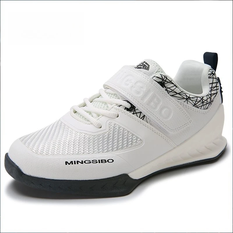 

Original Brand Weight Lifting Sneakers Professional Men Squatting Shoes Couples Squat Hard Pull Shoes Woman White Training Shoe