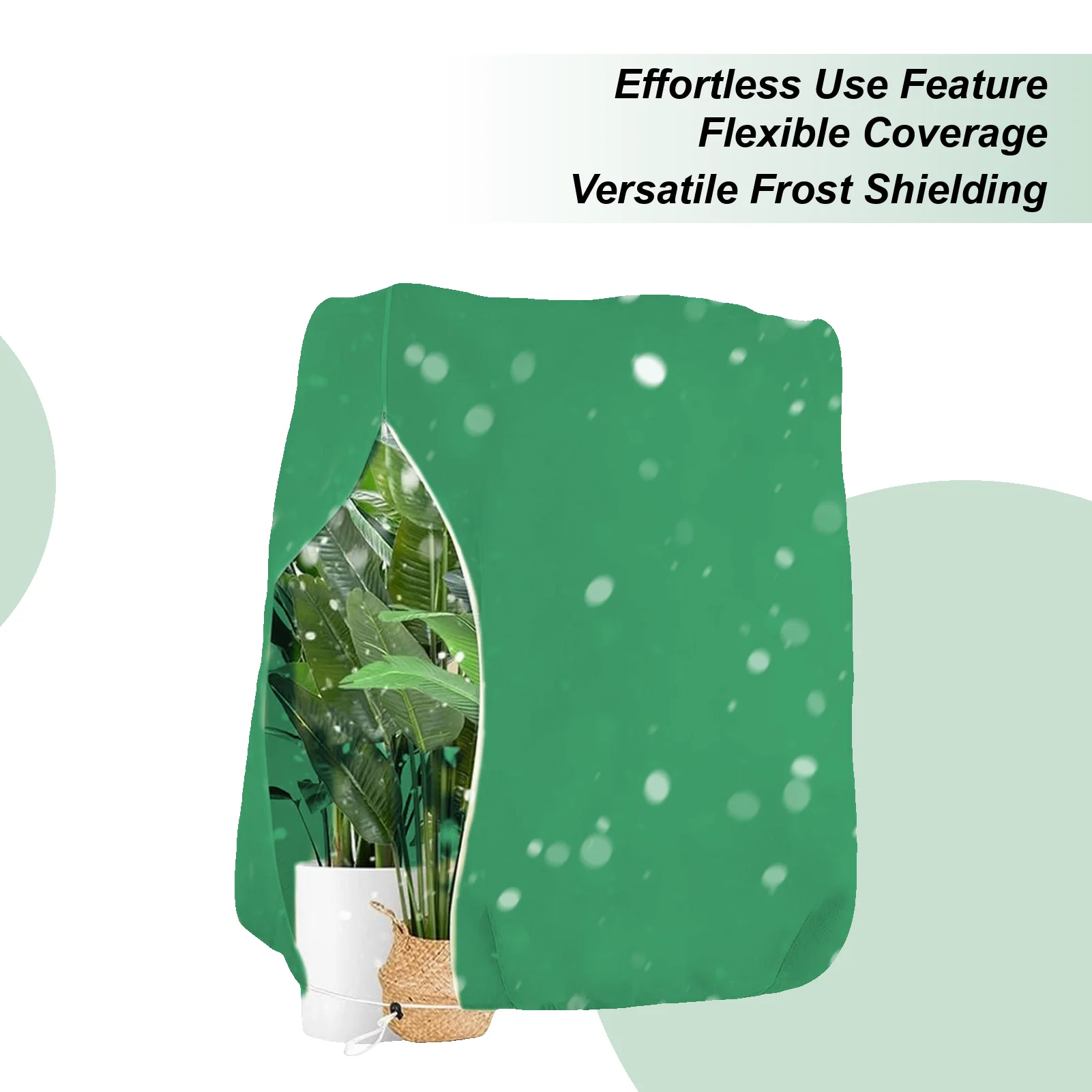 

Зимние чехлы для растений со шнурком, теплое одеяло для кустарников, уличный сад, замороженный морозный чехол для овощей, мелких деревьев, помидоров