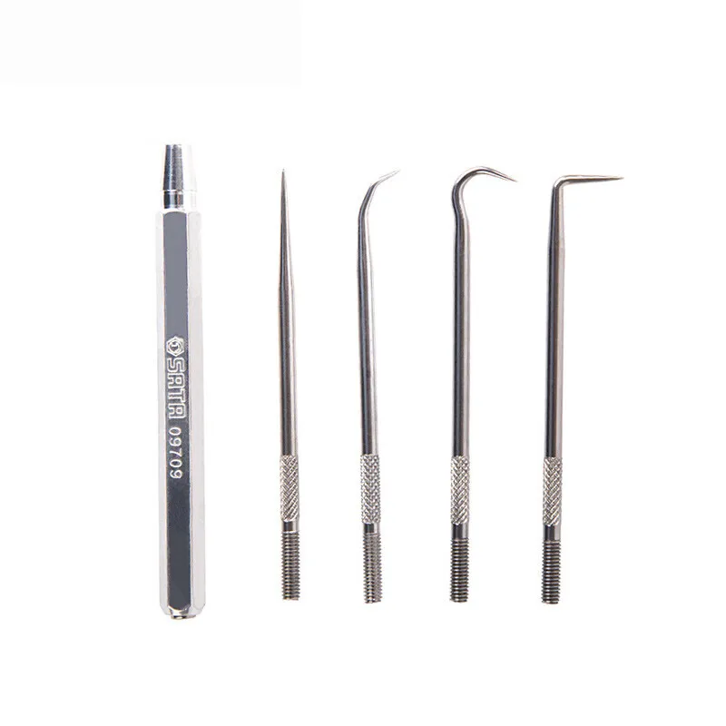 Sata 09709 Sealing Ring Hook Assembly for Automotive Repair Oil Seal Extractor O-Ring Sealing Gasket 5pcs