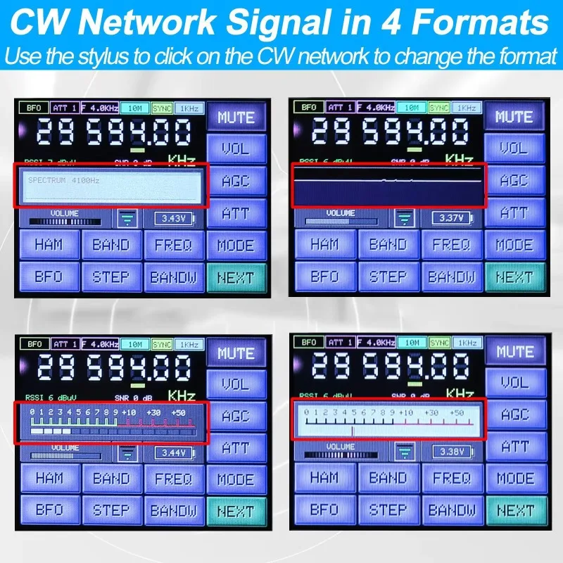 راديو موجة لاسلكية كاملة النطاق ATS-25 ATS25 ماكس فك التشفير #5