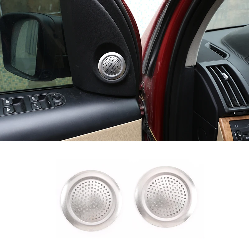 

For Land Rover Freelander 2 2007-2015 Alloy 2-Pcs A-Pillar Speaker Grille Interior Modification Accessories