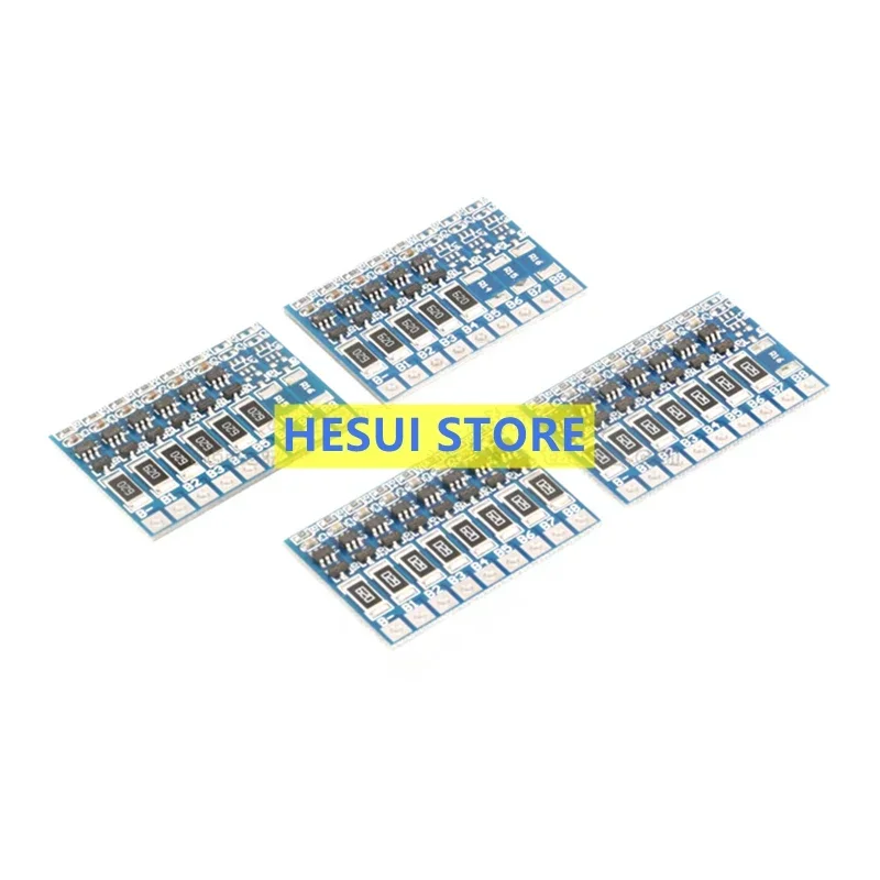 5/6/7/8 string 21V 18650 Lithium battery balancing function board 5S 18.5V