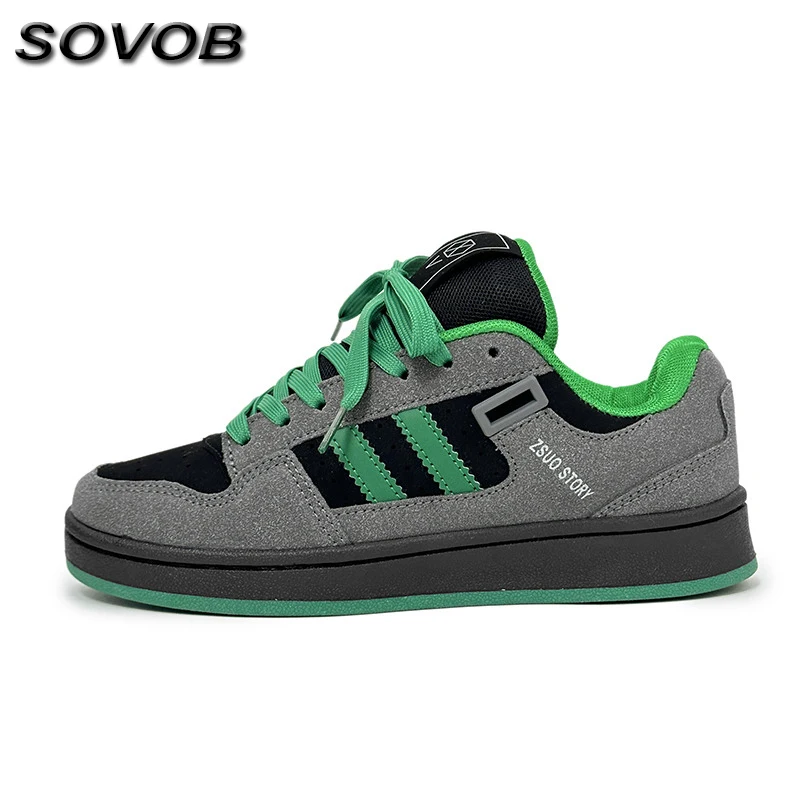 Fashion Striped Casual Shoes Women Brand Sneaker Non-Slip Platform Skate Shoes Couple Comfortable Low Top Vulcanized Shoes Women