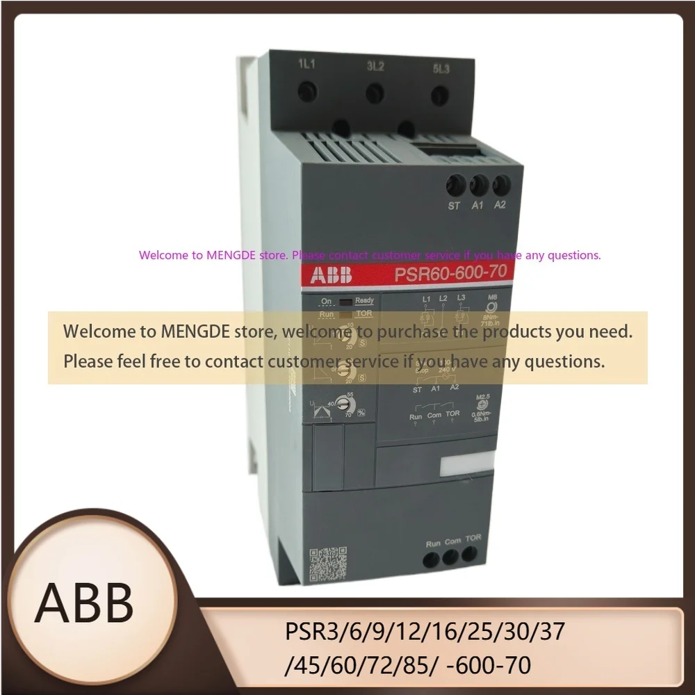 ABB Soft Starter PSR3/6/9/12/16/25/30/37/45/60/72/85/ PSR3-600-70 PSR6-600-70 PSR9-600-70 PSR12-600-70 PSR16-600-70 New Original