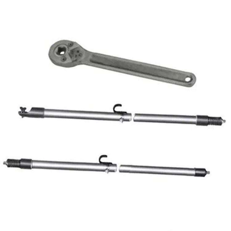 Easy to bend insulating wrench electric construction nut tightening ratchet wrench high voltage wire spring removal tool