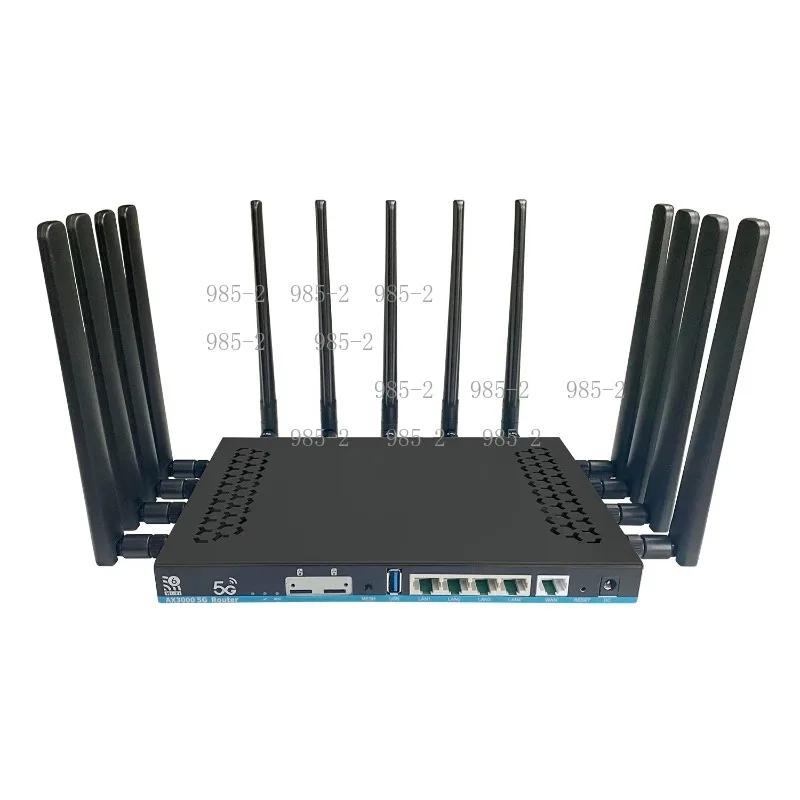 Industrial Grade Dual SIM 5G Router, Gigabit High Performance WiFi6 Wireless Router with Strong Signal Penetration