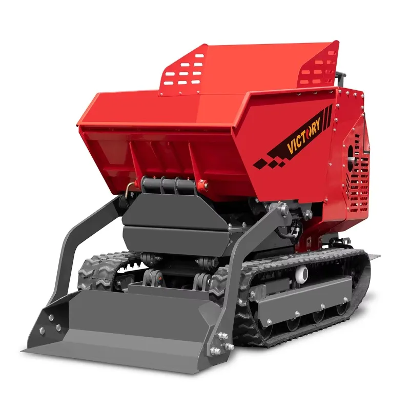 

Crawler Mini Hydraulic All Terrain Track Mini Truck Dumper Small Farm Diesel Dump Truck Tractors Factory Price