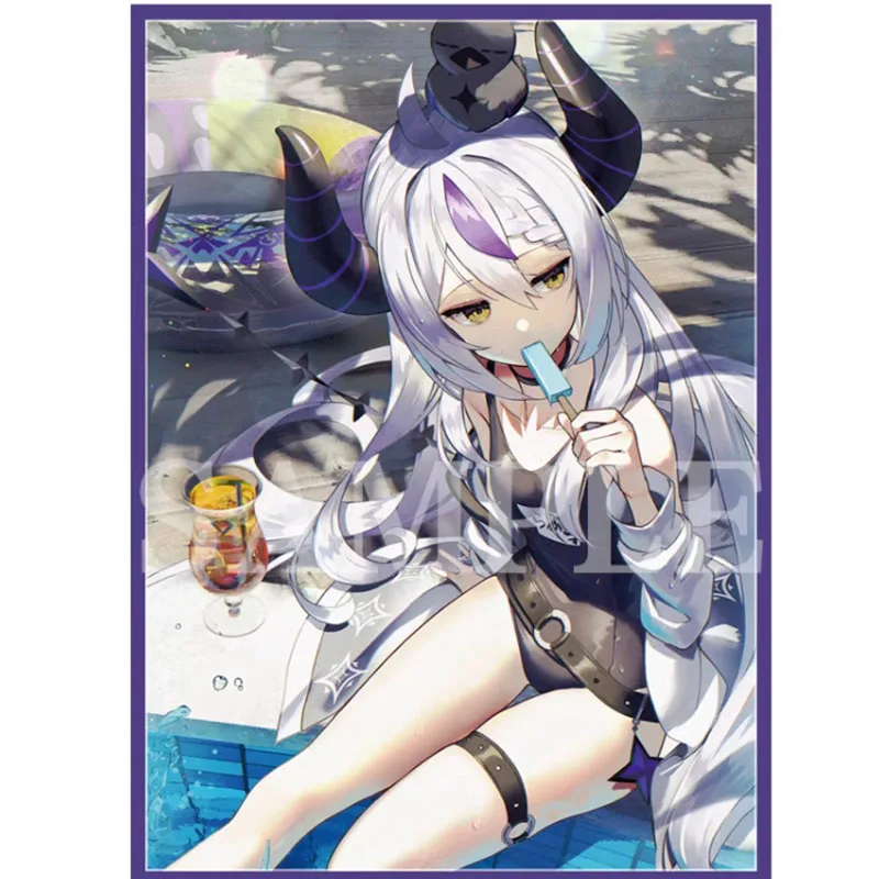 60Pcs 67*92Mm Beautiful Girl Card Protective Cover Genshin Impact Kaguya-Sama: love Is War Anime Cartoon Protective Cover