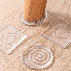 4Pcs Non-slip Mat Anti Vibration Pads for Washing Machine Chair Leg Protectors Mute Silicone Stickers Sofa Furniture Feet Cover