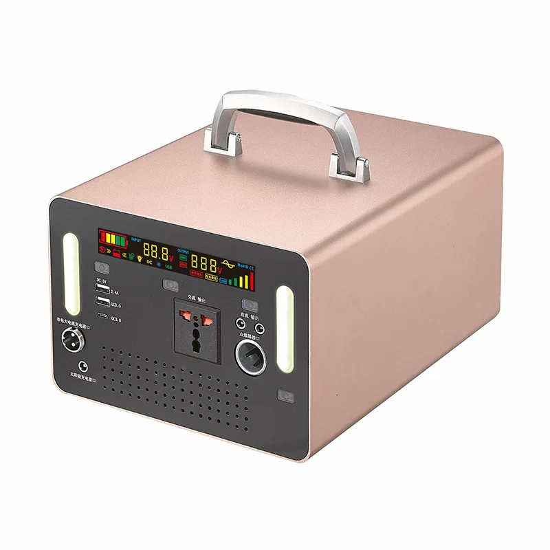 

New 1000W Outdoor Power Supply MPPT 220V/110V Self-Driving Camping Mobile Power Supply For Emergency Firefighting Energy Storage