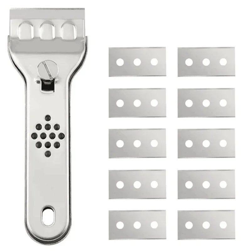 Stainless Steel Cleaning Scraper Blade Glass Kitchen Ceramic Tile Decontamination Scraper Wall Floor Paint Scraper Tool Knife
