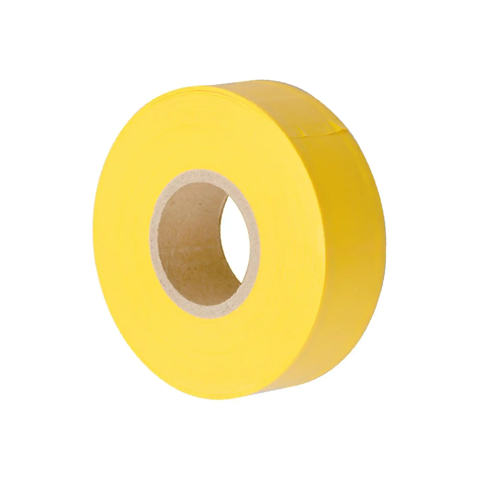 Yellow Flagging Tape Trail Tape PVC 45M Length Flagging Ribbon,Marking Tape Survey Tape for Home Workplace Use Tree Branches