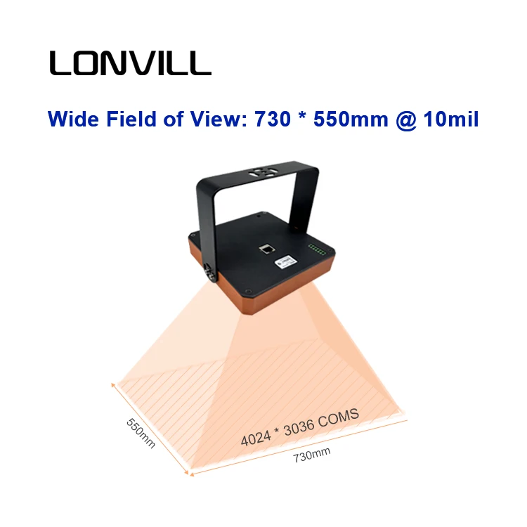 Escáner elegante del código de barras de Ethernet del lector de código de la integración del alto rendimiento para el clasificación del almacén de la logística